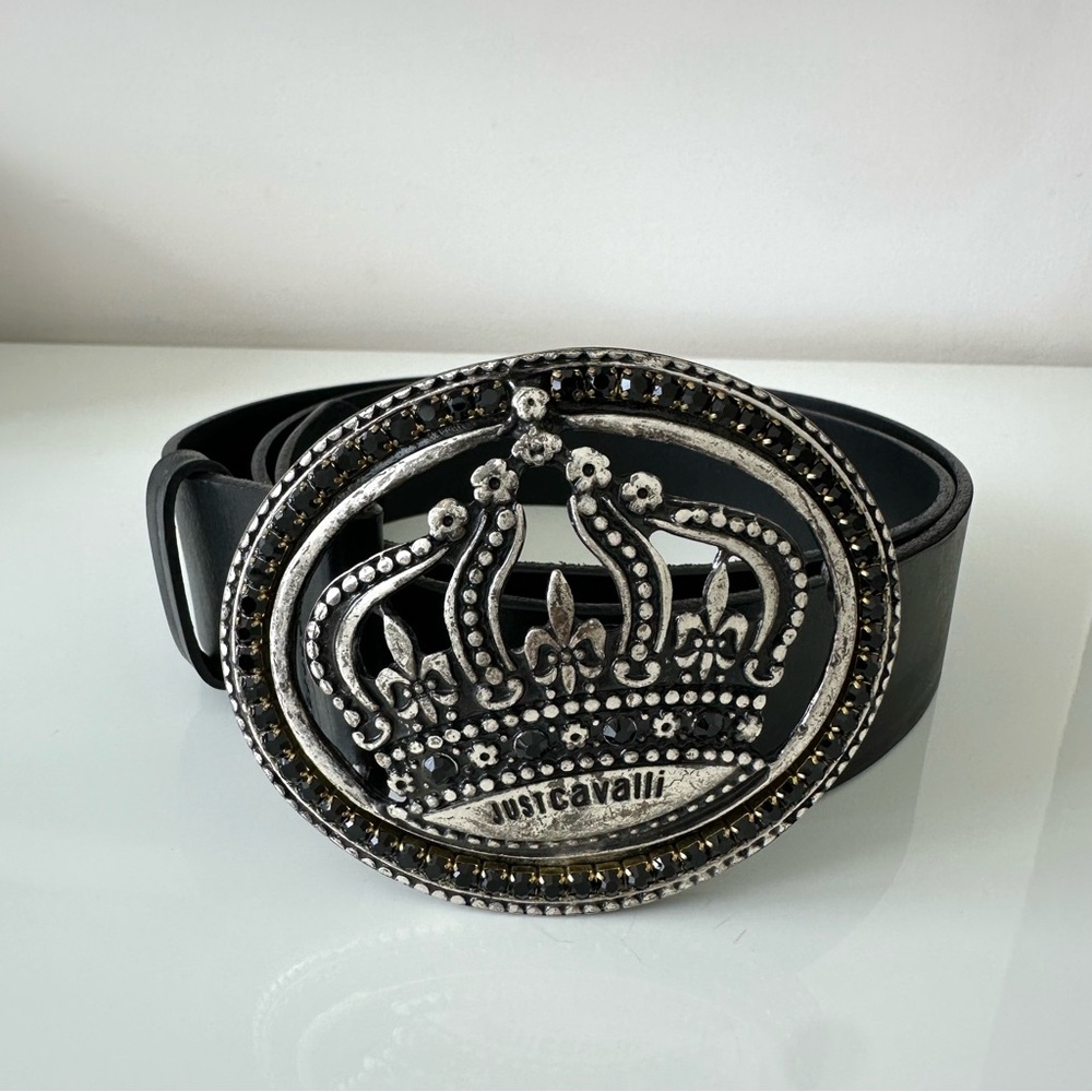 Just Cavalli Leather Belt Authentic Retail 390$